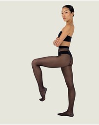 INSTOCK - Gravity — 30 Denier Sheer Glitter Back Seam Tights