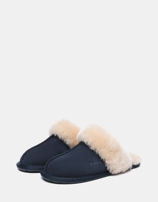 EVERAU - EverAU Ugg Rosa Slipper Suede Cow Suede Upper House Shoes