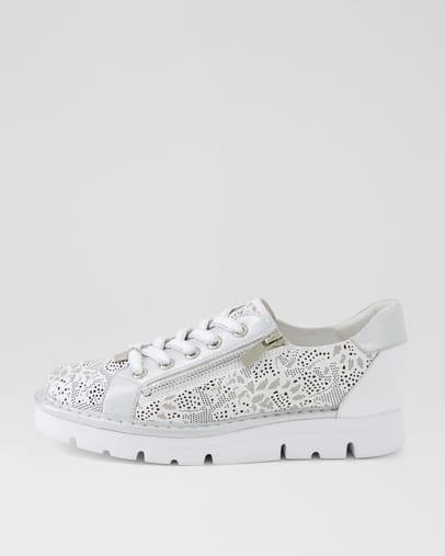 WHITE-WHITE&SILVER WASH