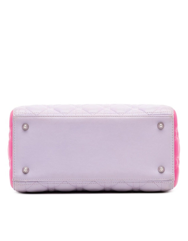 Pre-Loved by Azura Reborn - Pre-Loved Medium Bicolor Lambskin Cannage Lady Dior