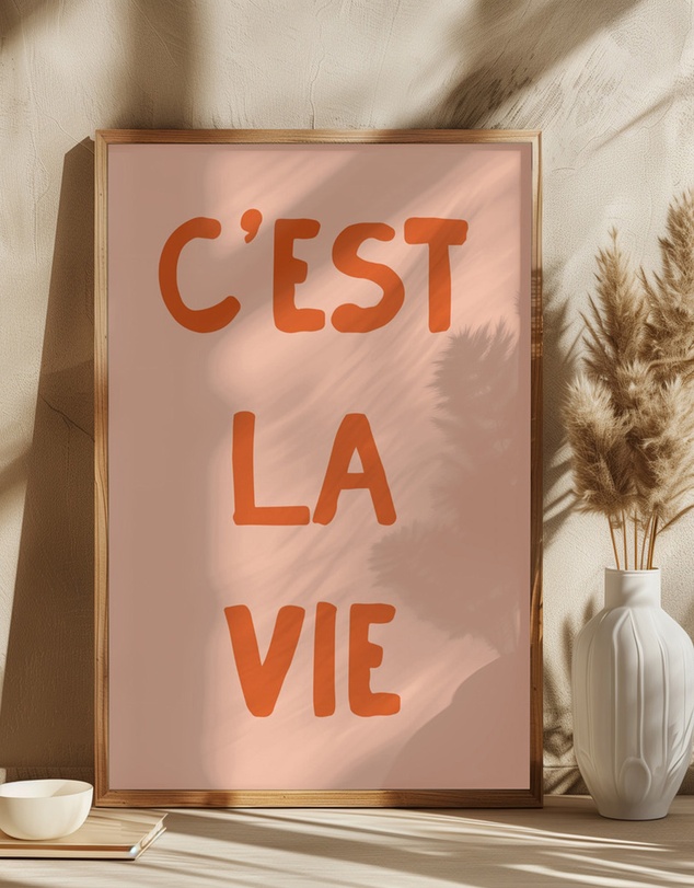 Olive et Oriel - Cest Lavie by Treechild Art Print