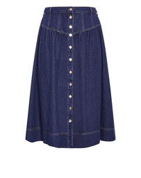 City Chic - Ari Denim Midi Skirt