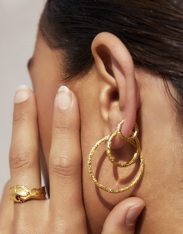 Arms Of Eve - Arabella Gold Hoop Earrings