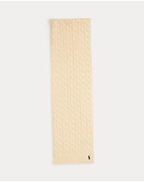 Polo Ralph Lauren - Cable-Knit Cotton Scarf