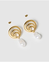 Izoa - Dahlia Stud Earrings