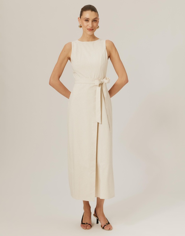 Tussah - Tie Midi Dress