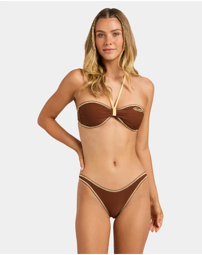 Billabong - Womens Solar Drift Halter Bandeau Bikini Top