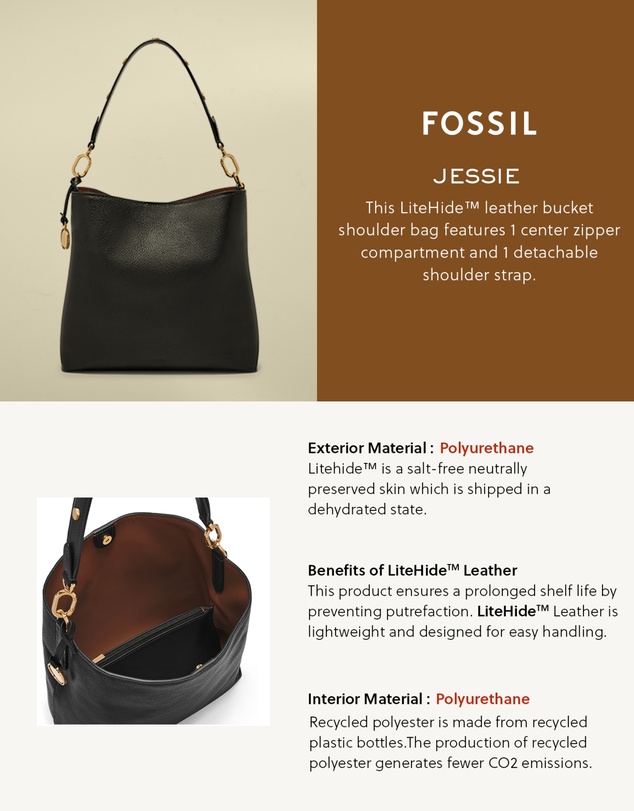 Fossil - Jessie Black Shoulder Bag