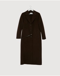 Revibe - Repaired Minima Esenciales Dulcie Relaxed Wool Coat - AU 8