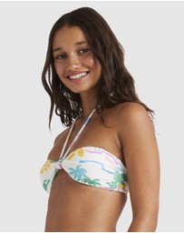 Roxy - Womens Surfari Bandeau Bikini Top