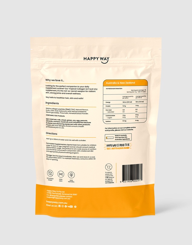 Happy Way - Tropical Marine Collagen Powder