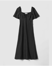 & Other Stories - Linen Midi Dress