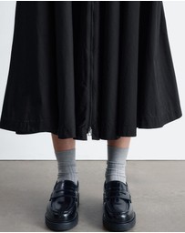 & Other Stories - Drawstring A-line Midi Skirt