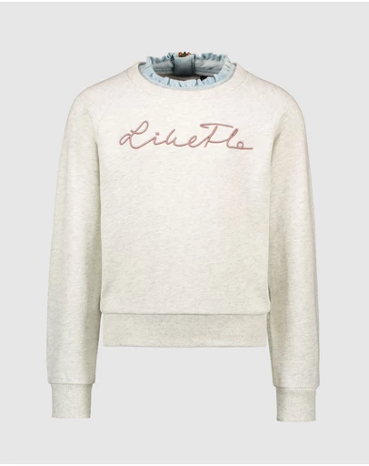 Like FLO - Sweatshirt with Turtleneck Detail - Kids-Teens