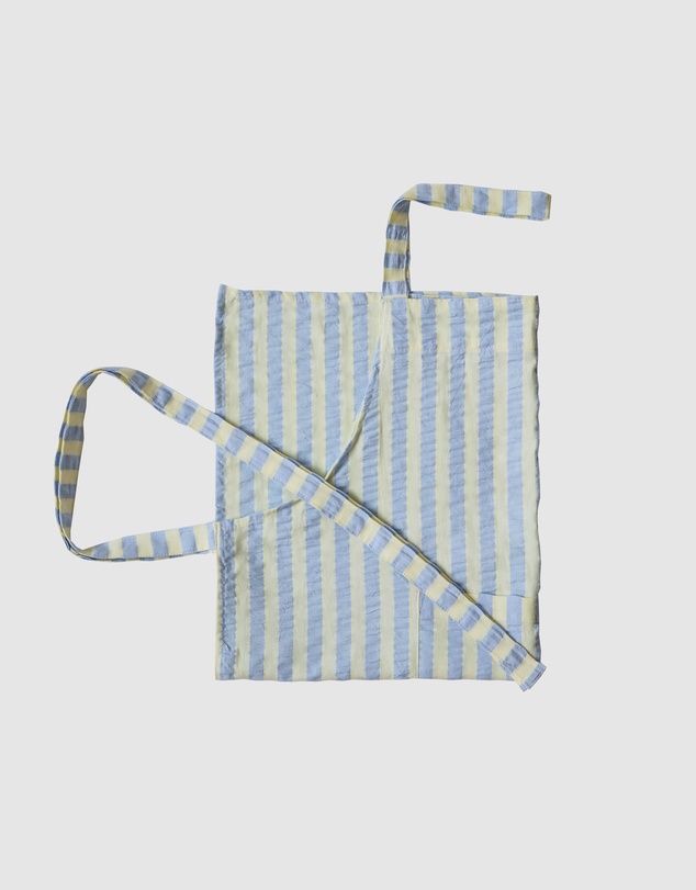 Mosey Me - Butter Blue Seersucker Apron