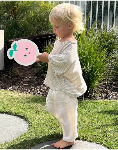 Sunnylife - Poppy the Peach Velcro Beach Bats - Kids