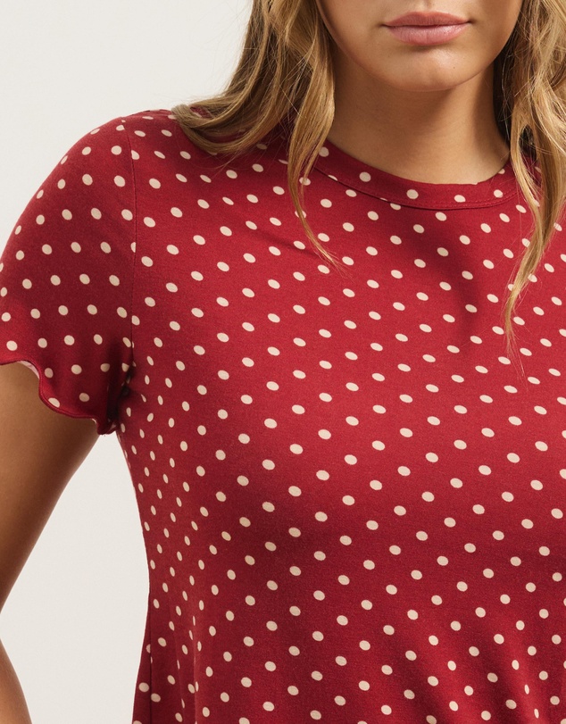 Atmos&Here - Evie Polka Dot Short Sleeve T-Shirt Pyjama Set
