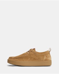Tommy Hilfiger - Modern Light Suede Moc Toe Shoes - Men's