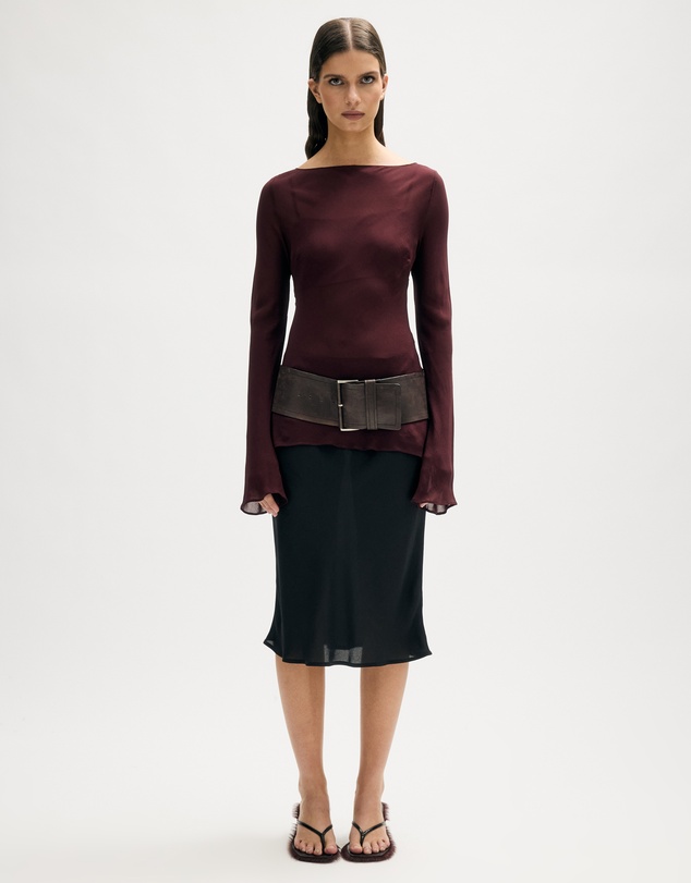 Minima Esenciales - Olen Sheer Layered Top