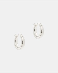 By Charlotte - Silver Infinite Horizon Small Hoops