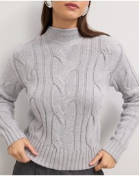 The Fated - Nickson Cable Knit Jumper