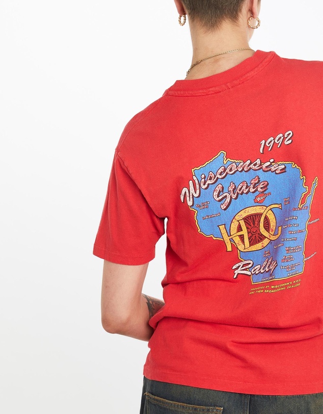Vintage by The Real Deal - Pre Loved - Vintage 1992 Harley Davidson H.O.G. Rally Tee