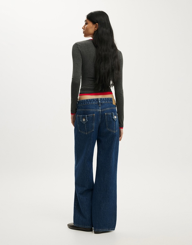 Cotton On - Petite Low Rise Straight Jean