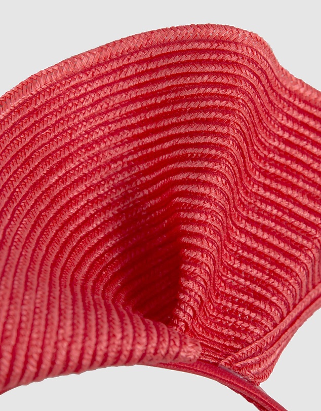 Max Alexander - Large Wavy Red Racing Fascinator