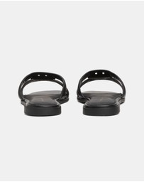 Tommy Hilfiger - Logo Strap Mules - Women's