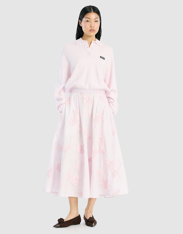 ROTATE - Flower Maxi Skirt