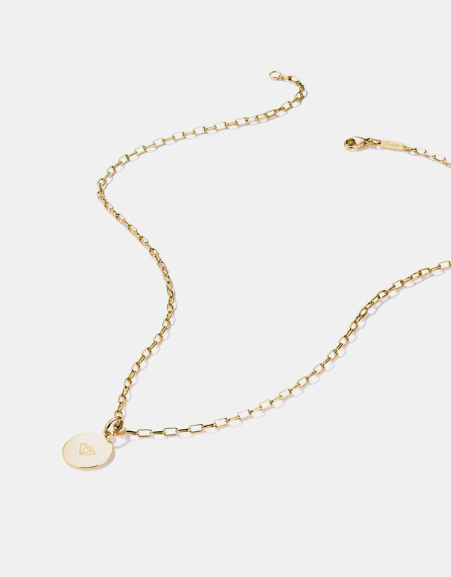THOMAS SABO - Gold-Tone Stainless Steel Paperclip Chain Necklace 2.3mm
