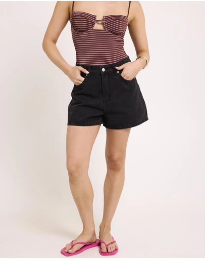 Subtitled - Meka Denim Shorts