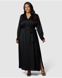 Something 4 Olivia - Lesley Satin Maxi Dress