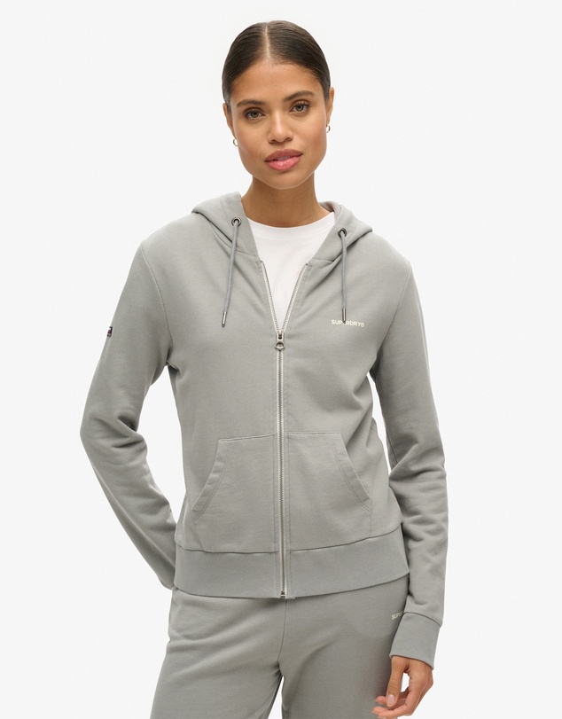 Superdry - Plain Zip Hoodie