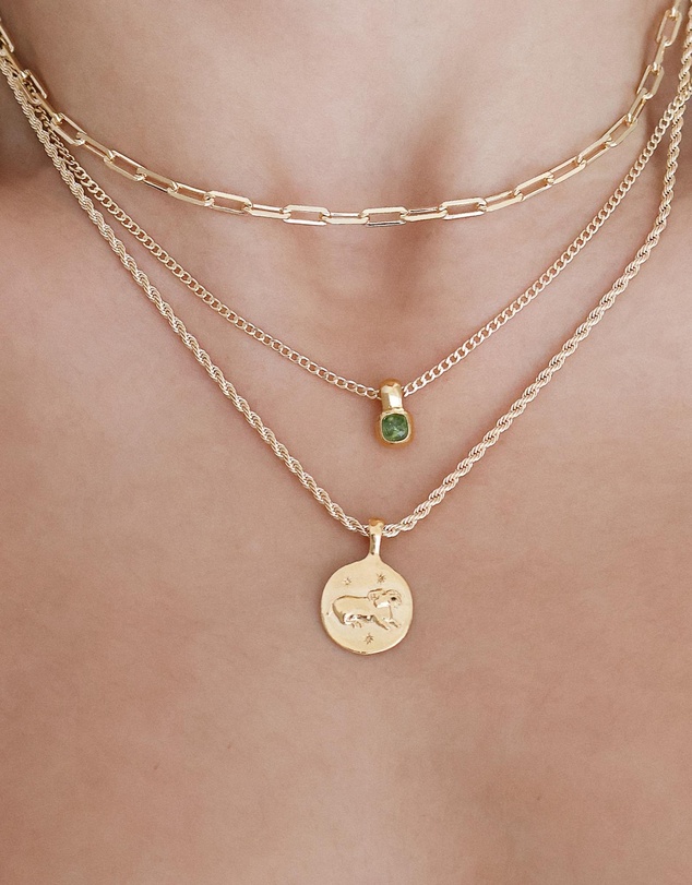 HOUSE OF SLANI - Gold Filled Link Chain Necklace