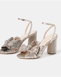 Loeffler Randall - Camellia Pleated Knot Heeled Sandals