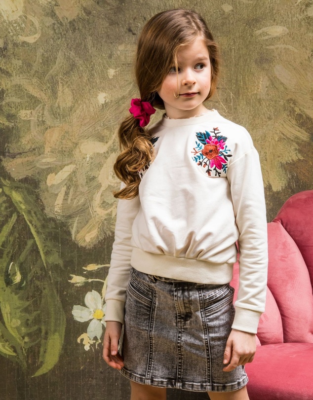 B.Nosy - Embroidered Jumper - Kids-Teens