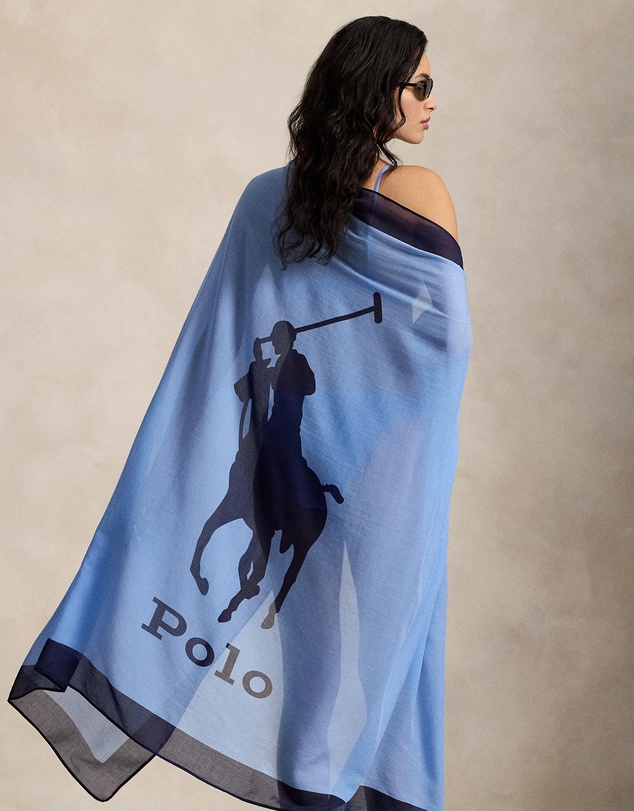 Polo Ralph Lauren - Big Pony Long Pareo Scarf Beach Cover Up