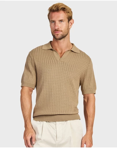 Academy Brand - Sanders Knit Polo