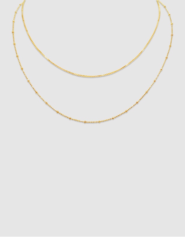 Ichu - Layers Necklace Gold