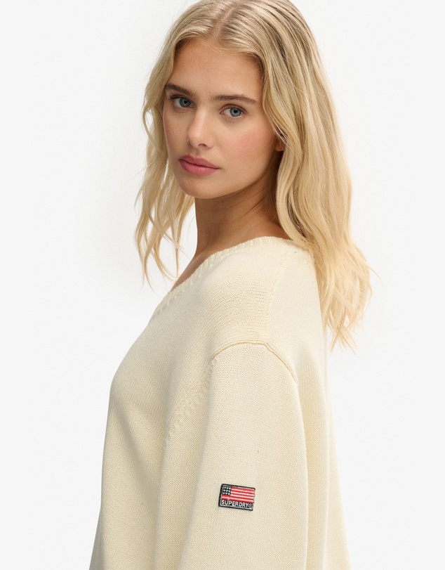 Superdry - Oversized V Neck Jumper