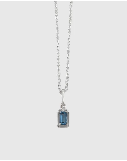 Von Treskow - Maeve London Blue Topaz Necklace