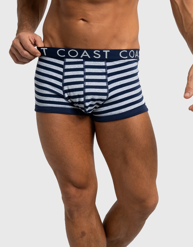 Coast Clothing - 3 Pack Stripe Boxer Briefs
