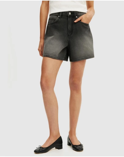 Cotton On - High 90s Denim Shorts