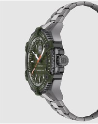 Plein Sport - Plein Urban Pulse 47mm Green dial and Stainless steel strap