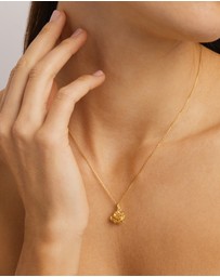 By Charlotte - Rose June Birth Flower Necklace