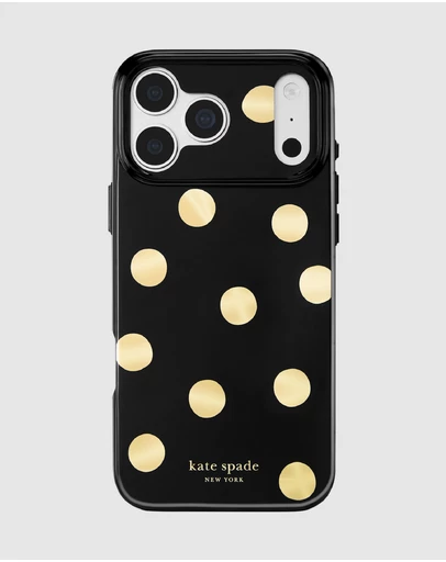 Kate Spade - Kate Spade Metallic Classic Dot MagSafe Case for iPhone 18 Pro / 17 Pro