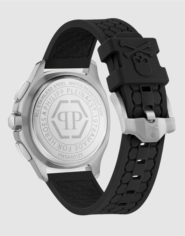 Philipp Plein - Plein Philipp 44mm Black Dial with Silicone Strap