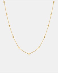 Ania Haie - Gold Beaded Chain Necklace