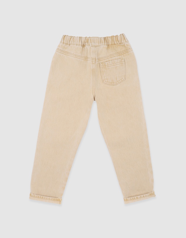 Bebe by Minihaha - Winnie Neutral Pull On Jeans 3-7 Yrs